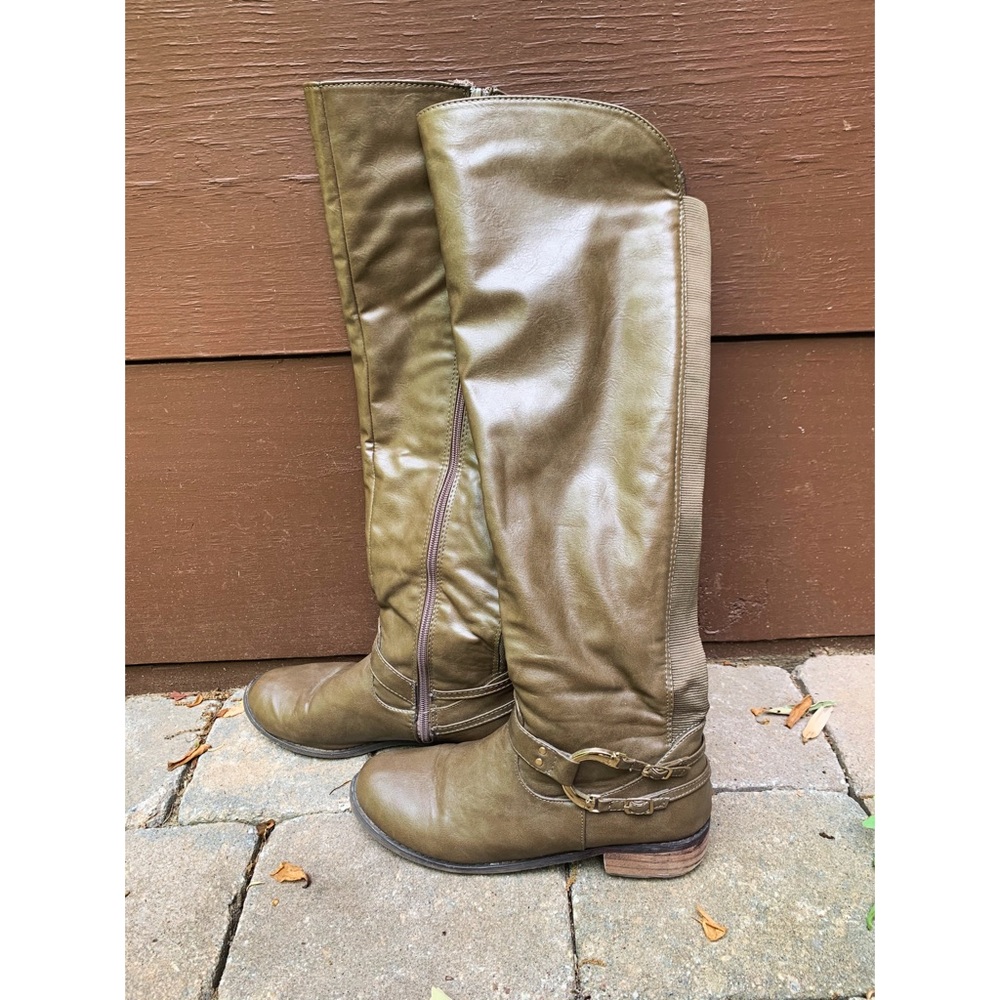 Olive Street knee-high boots, size 8.5